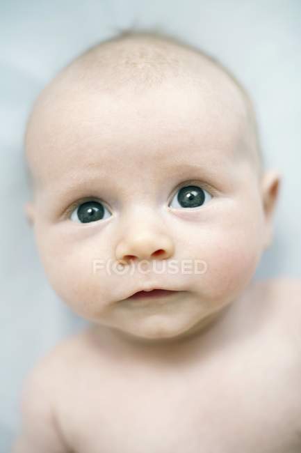 Portrait of infant baby boy. — Stock Photo