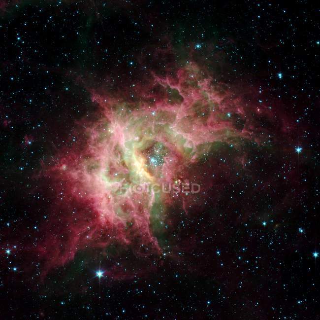 Región de nacimiento estrella RCW 49 nebulosa
. - foto de stock