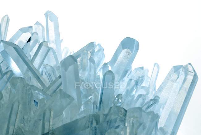 Estructura de cristales de cuarzo - foto de stock