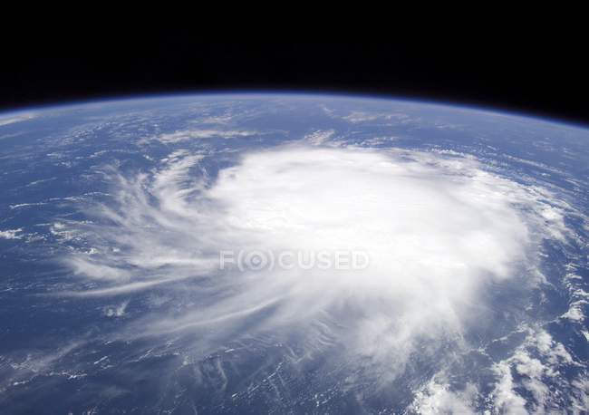Image satellite de la tempête tropicale Chris au-dessus des Caraïbes . — Photo de stock