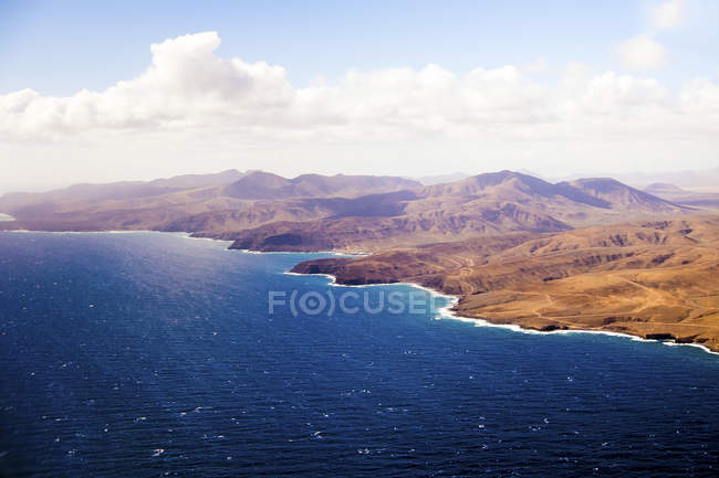 Veduta aerea della costa, Isole Canarie, Spagna
. — Foto stock