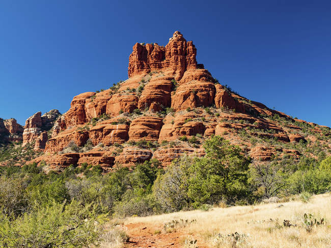Vista panoramica su Cathedral Rock, Red Rock State Park, Sedona, Arizona, USA . — Foto stock