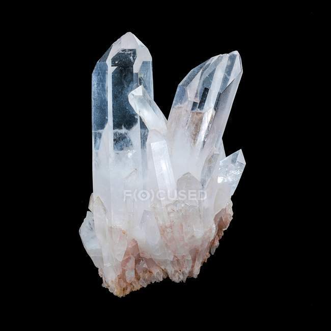 Комплексный кварцевый кристалл — стоковое фото