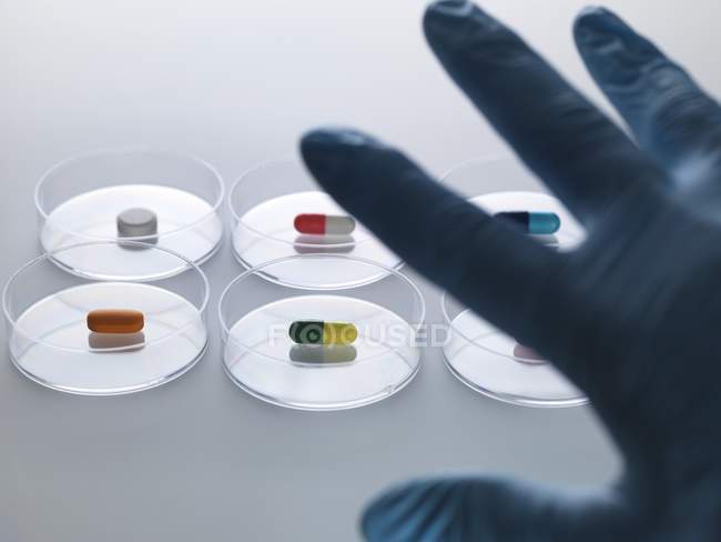 Arzneimittelforschung und klinische Tests — Stockfoto
