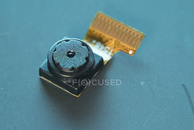 Close-up of camera module for mobile phone. — Stock Photo