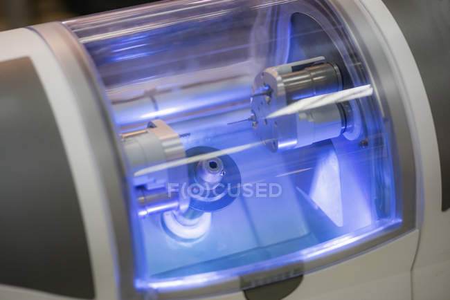 Dental ceramic reconstruction milling machine. — Stock Photo