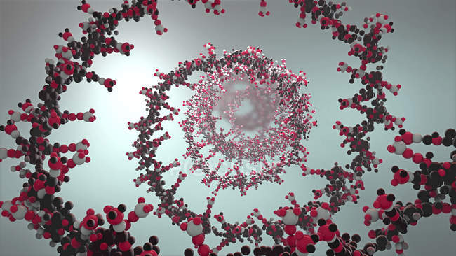 Ácido nucleico, ilustración digital abstracta
. - foto de stock