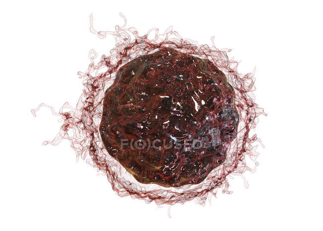 Ракових клітин, наукової цифрової ілюстрації. — стокове фото