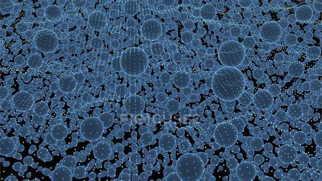 Абстрактная структура биоплимера, концептуальная иллюстрация. — стоковое фото