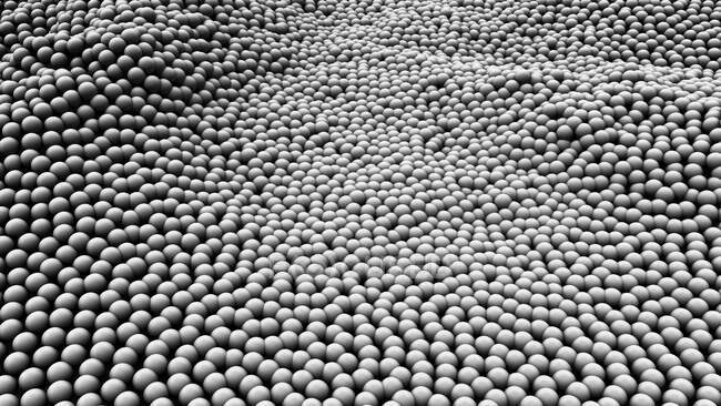 Gros plan de bactéries, illustration d'ordinateur — Photo de stock