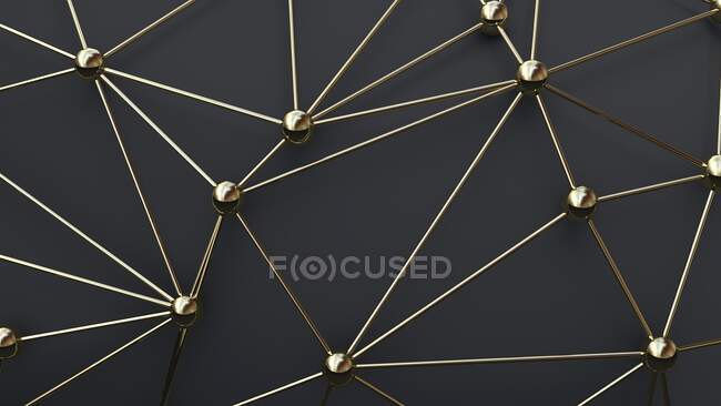 Network, conceptual computer illustration — Stock Photo
