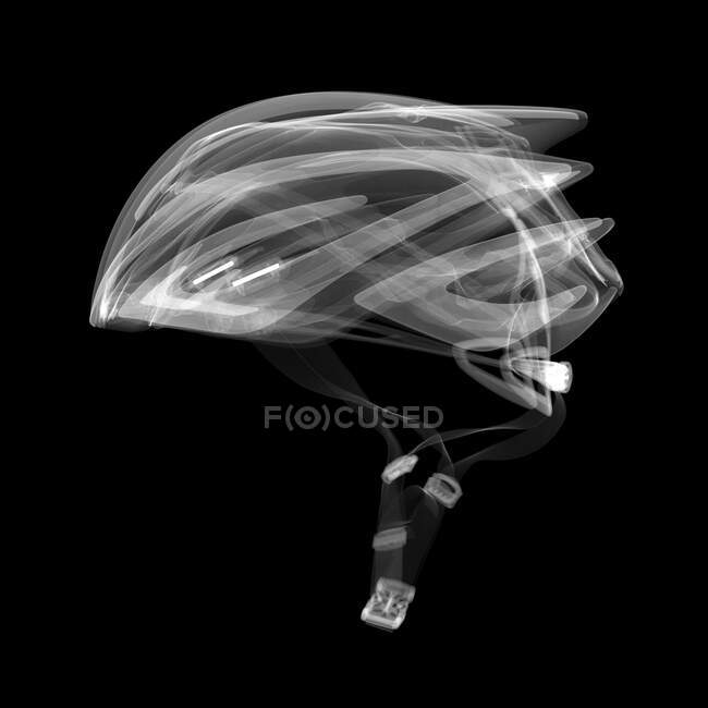 Велосипедний шолом, рентгенівський . — стокове фото
