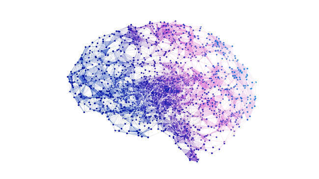 Neural network, computer illustration — Stock Photo