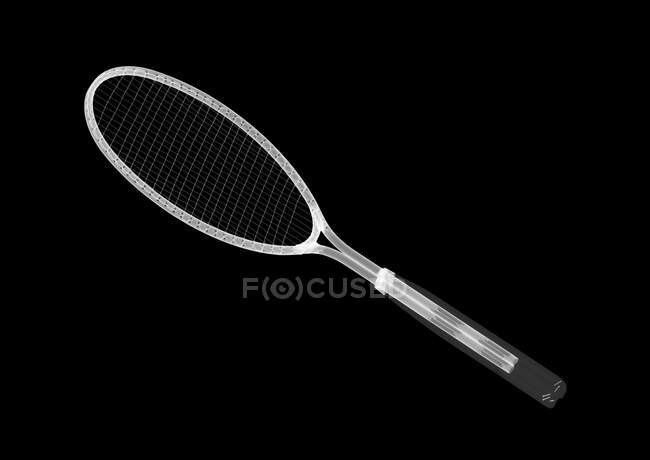 Tennis racket, X-ray. — Stock Photo