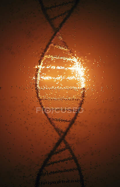 Ingegneria genetica, illustrazione concettuale — Foto stock