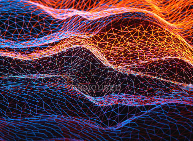 Abstract Network, conceptual illustration. — Stock Photo