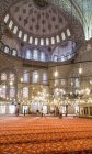 Inner chambers of Sultan Ahmet camii — Stock Photo