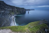 Mother path cliffs after sunset — Stock Photo