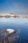 Frozen Loch na h-Achlaise lake — Stock Photo