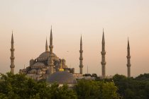 Голубая мечеть против хитрости — стоковое фото