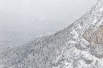 Dolomitas montanhas durante o inverno — Fotografia de Stock