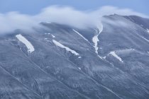 Nuvole serali sopra il Monte Vettore — Foto stock