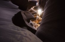 Baixo Antelope Canyon falésias — Fotografia de Stock