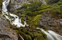 Cascades spectaculaires Vallesinella — Photo de stock
