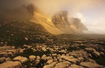 Alba sulle Dolomiti di Brenta — Foto stock