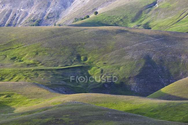 Green appennines meadows — Stock Photo