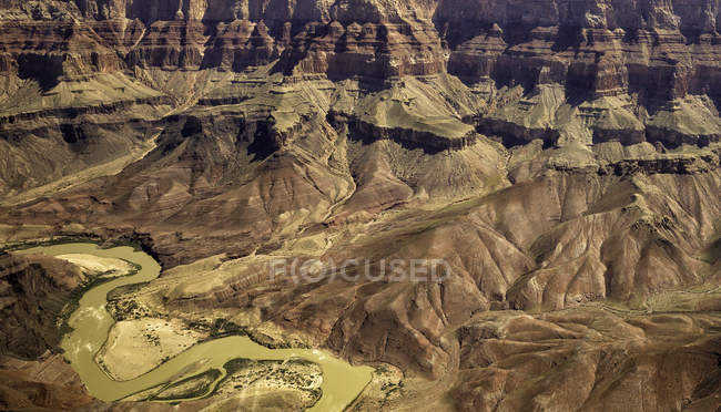 Вертолітний тур в Гранд-Каньйон — стокове фото