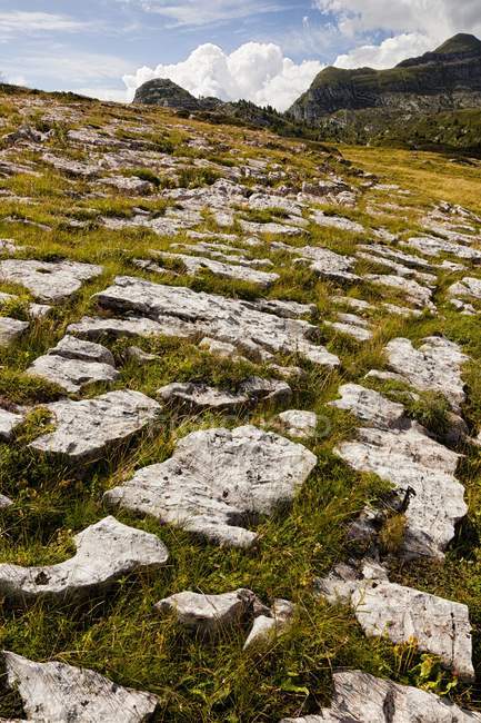 Formações rochosas em Dolomitas de Brenta — Fotografia de Stock