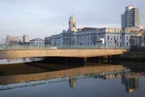 Buildings Along The River Lee — Stock Photo