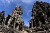 Bayon Temple with ancient buildings — Stock Photo