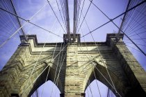 Ponte di Brooklyn, Manhattan — Foto stock