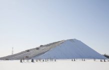 Видалення снігу зберігання Хілл — стокове фото