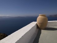 Veranda, Santorini, Grécia — Fotografia de Stock