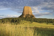 Devils Tower National Monument At Sunset — Stock Photo