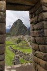 Історичний міський втратили інків Мачу-Пікчу — стокове фото