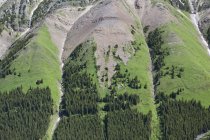Côté montagne avec face rocheuse — Photo de stock