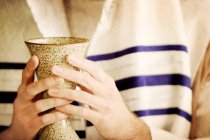 Communion ritual and cup — Stock Photo