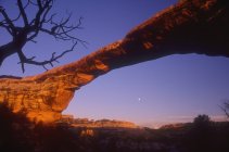 Rock Formation Silhouette — Stock Photo