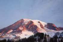 Alba sul Monte Rainier — Foto stock