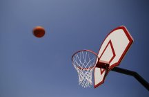 Vue du panier de basket-ball — Photo de stock