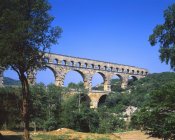 Зруйнований Роман акведук — стокове фото