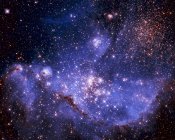 Estrellas y Vía Láctea - foto de stock