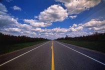 Dois Lane Highway — Fotografia de Stock
