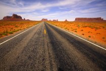 Open Road with rocks — Stock Photo