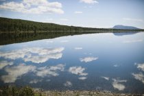 Clouds Reflected In Lake — Stock Photo