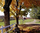 Paesaggio rurale autunno — Foto stock